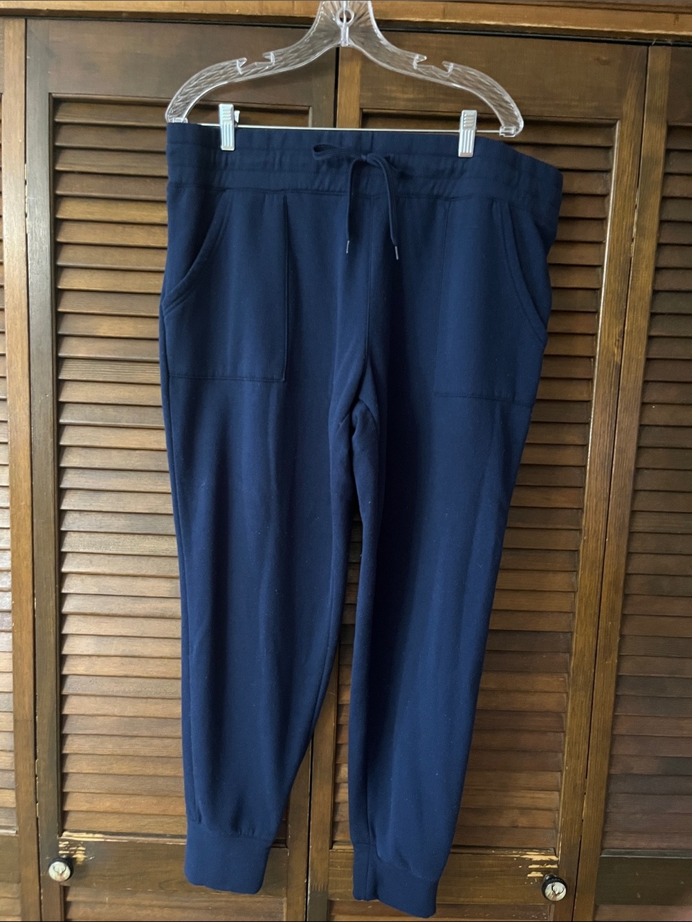 Athletic Works Navy Drawstring Jogger Pants
